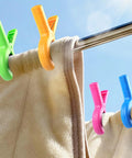 Heavy Duty Beach Towel Clips Eight Pack For Beach Chairs And Pool Loungers Jumbo Size With Strong Grip No Indentation Marks