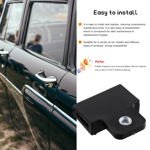Window Glass Channel Clip Set For Auto Window Regulator Holders And Sash Retainers, Easy Install Glass Lifter Bracket, Car Door