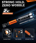 Close-up of the Impact Torx Bit Set highlighting magnetic bit holder with strong hold and zero wobble features.