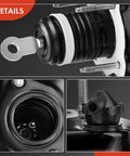 Close-up of Straight Up Quality Rock Solid Vacuum Brake Booster Replacement Fits Chrysler Town Country Dodge Grand Caravan 2008 To 2010 Models With Br3 Or Br4 Brakes No Sensor.