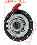 Universal Pull Start Assembly For Honda And Clone 196cc To 224cc Portable Generators And Engines Fits 4 Bolt Or 6 Bolt Recoil Starters
