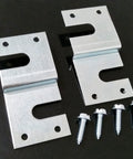 Rv Washer Dryer Brackets Kit For Westland LG Combo Units with galvanized steel mounts, 2 brackets, and 4 screws visible.