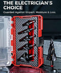Step Drill Bit Set For Metal With Four Spiral Flute Bits 5-Piece 0.125 To 1.375 Inch Range AITIN Coated Hex Shank 0.25 Inch