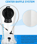 Hydration Bladder With 4 In 1 Cleaning Kit, 3L Capacity Water Reservoir with center baffle system, ergonomic handle, BPA free