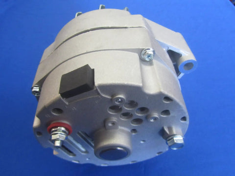 Heavy Duty One Wire Alternator Upgrade Kit For Lincoln Sa 200 Sa 250 Redface Short Hood Welders showing the alternator's details and connectors.
