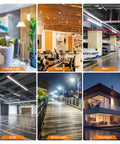 Six lighting applications for 1000W Equivalent LED Corn Light Bulbs 2 Pack 5000K Daylight White 100W LED per Bulb E26 E39 Base.