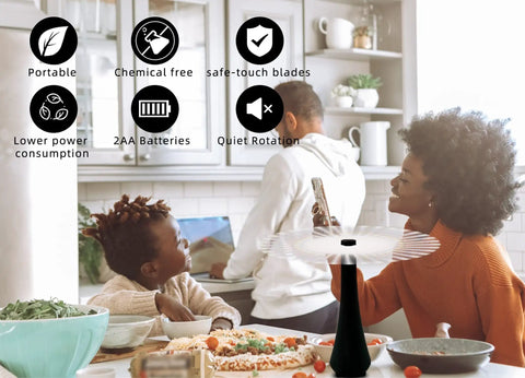 Three Pack Battery Operated Tabletop Fly Fans For Indoor Or Outdoor Use No Fuss Easy Setup Perfect For Picnics Barbecues Events