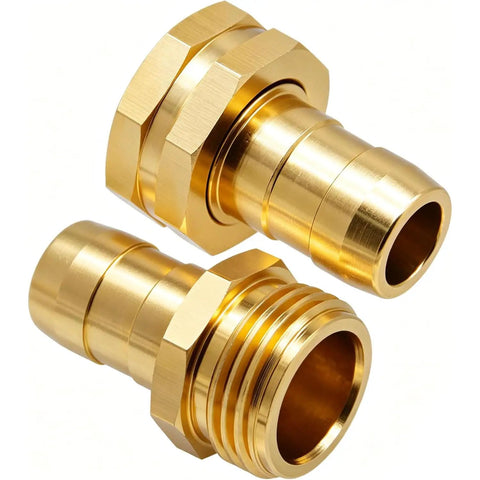 Complete Garden Hose Repair Kit Fixes Leaks Fast with Heavy Duty Aluminum Ends And Stainless Clamps Perfect For 3 4 Or 5 8 Inch Hoses Easy Fix For Sprinklers brass hose repair fittings
