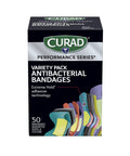 Extreme Hold Antibacterial Bandages For Fingers And Knuckles, Flexible Fabric Strips, Nonstick Pad With 0.8 Percent Benzalkonium Chloride