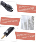 Close-up of DIY Drilling Tool Kit For Wood Jewelry And More 18 Piece Mini Twist Drill Set with bits and handle details