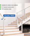 Interior staircase with 600 Ft One Eighth Inch T316 Stainless Steel Cable Railing Kit With 7x7 Wire Rope