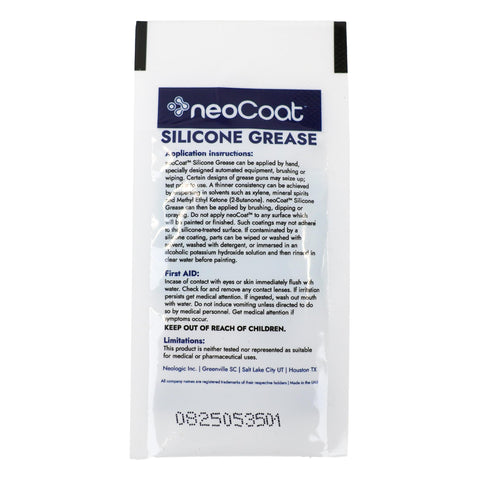 Silicone Grease 6g Pack For O Rings And Seals In Faucets, Valves, Plumbing And Water Filtration Systems package