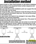 Installation instructions for Heavy Duty Electric Chandelier Hoist Lifter With Remote Control and Aviation Grade Steel Wire.