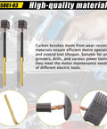 Hella Durable Job Site Essential Eight Pack Replacement Electric Motor Carbon Brushes Part Numbers 445861 03 And 445861 25 with connectors.