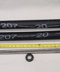 Pair Of 207 By 2 Inch By 20 Inch Garage Door Torsion Springs With Winding Bars Built To Last Black Coated Corrosion Resistant