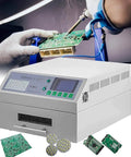 Automatic Reflow Soldering Machine For PCB With SMD SMT BGA Rework Station, Hot Air Circulation, Infrared IC Heater, T962 Series