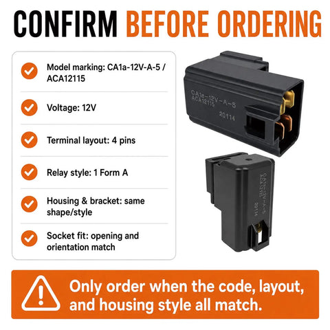 Heavy Duty 12V 30A 4-Pin Form A Relay, 1 Pack, Socket and Bracket Included, High Current Switching for Automotive Electronics and DIY Projects Ready for Easy Install, black relay