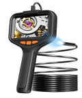1080P HD Endoscope Camera with Light, 4.3 Inch Built-In Screen, showing internal machinery