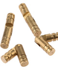 Stealth Copper Concealed Barrel Hinges Set 12 Pieces 20x4mm Invisible Cabinet Hardware displayed in loose arrangement