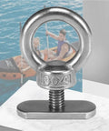 Stainless Steel Eye Bolts Kit For Track Mounting And Tie Downs 15 Piece Kayak Mount Replacement Eyelets showcase