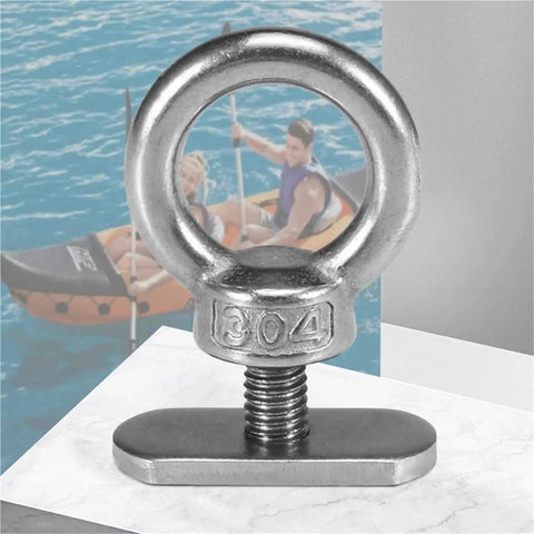 Stainless Steel Eye Bolts Kit For Track Mounting And Tie Downs 15 Piece Kayak Mount Replacement Eyelets showcase