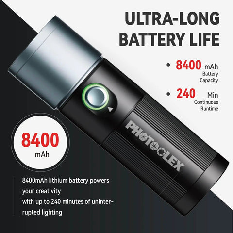 RGB Photography Light On The Go 10W Portable Fill Light With 8400mAh Battery 4 Color Modes CRI96 Plus studio spotlight