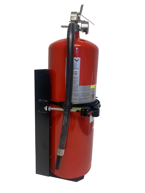 Heavy Duty Hanging Bracket For 8 Inch Co2 Carbon Dioxide And Dry Chemical Fire Cylinders Rig Ready Mount For Trucks And Shops Locks Down Your Safety Gear Dead Simple Zero Hassle Installation Guaranteed Quick Setup