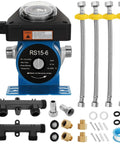 Instant Hot Water Delivery Recirculation Pump Replacement Kit With Durable Brass Valves And Quick Connect Lines, 110V motor and connectors.