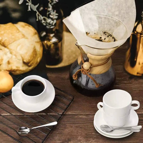 Demitasse Espresso Spoon Set Of 6, Mini Stainless Steel Coffee Spoons For Tea Dessert And After Dinner on wooden table