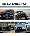 Four vehicles: Cadillac, Ford, Hummer, Chevrolet, part compatible with Two Pack Car Heater Hose Fittings And Quick Connect Coolant Connectors.