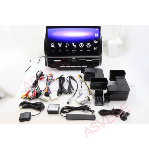 Wireless CarPlay And Android Auto Dash Kit For Toyota 4Runner 2010 To 2023 with Thirteen Point One Inch Touch Screen, cables, adapters