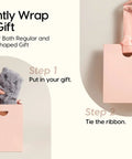 Colorful Gift Bags With Satin Ribbon Handles Set Of 10 For Easy Gift Wrapping Bulk Pack Assorted Colors Small Size 5.91 Inches Wide 3.54