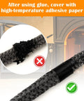 Close-up of Xmasneed 5/8-inch graphite-impregnated fiberglass wood stove gasket rope, 98-inch long.