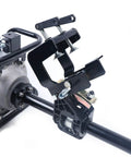 Powerful 6HP 170cc Gas Outboard Motor mount detail for inflatable boats and canoes