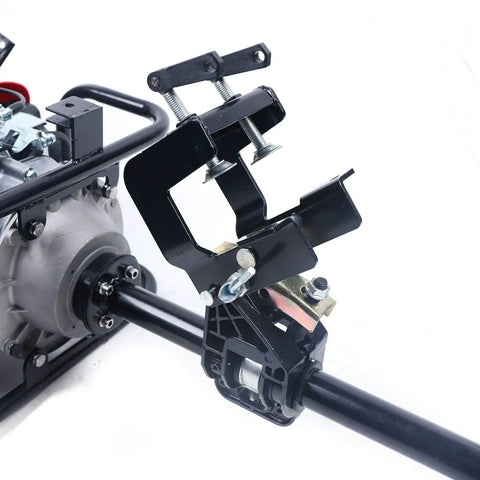 Powerful 6HP 170cc Gas Outboard Motor mount detail for inflatable boats and canoes