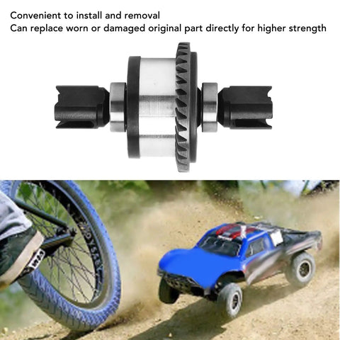 Universal Metal RC Front And Rear Differential Gear For ZD Racing MX 07 1 By 7 Scale Truck, aluminum alloy, exterior view