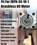 Brushless DC Air Conditioner Motor Replacement With Variable Frequency Control 310V 34W 0.16A 1000 RPM near AC unit