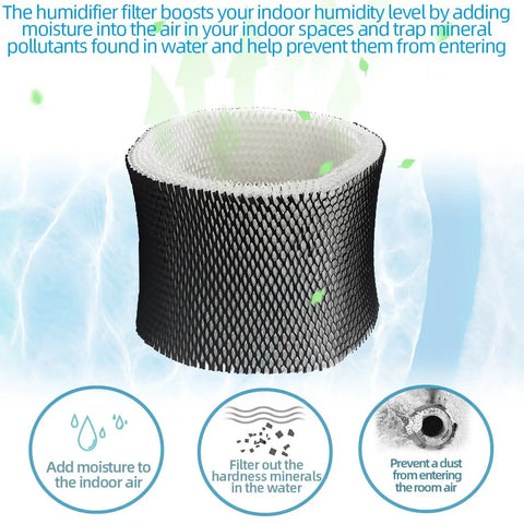 Humidifier Filter D Replacement For Holmes Sunbeam Honeywell Humidifiers 2 Pack Huge Moisture Boost High Density Filter