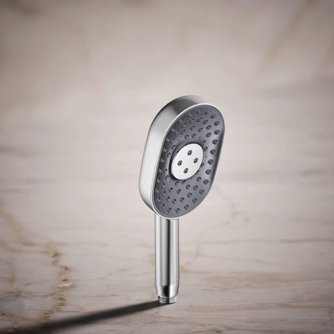 Statement Oblong Three Function Handshower With Soak And Restore Mode Katalyst Air Induction Tech Delivers Bigger Droplets