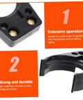 Automatic Tool Changer Holding Clip For Woodworking And CNC Engraving Claw Clamp Durable Plastic Tool Holder For Woodworking Machines CNC Centers Engraving Devices Quick Clamp Fix Heavy Duty Gear Accessory, black plastic