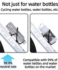 Carbon Fiber Water Bottle Cage Ultralight 14g Cup Holder for MTB Road Gravel and E-bike with bottles on bike frame