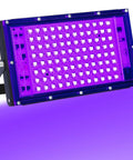 60W UV Screen Printing Exposure Light With Adjustable Stand Pro Grade Kit, purple LED grid lighting effect for DIY projects.