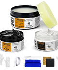 All In One Leather Repair Kit With Recoloring Balm Filler And Conditioning Cleaner For Sofas Car Seats Jackets Purses Shoes
