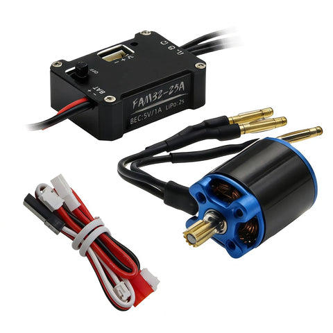High Torque SCX30 Brushless Power System With 1212 5000KV Outrunner Motor And 25A ESC for Axial SCX30 1 By 30 Crawlers