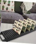 ESD Safe Circuit Board Storage Stand And Anti Static Rack For PCB Repair with multiple circuit boards displayed in slots.