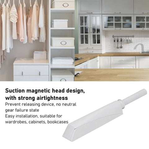 Push To Open Magnetic Cabinet Latch Set 2 Pack With Magnetic Touch Release for easy installation in modern kitchen cabinets