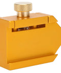 Brass Ruler Positioning Adjuster For Woodworking And Carpentry, Locks Steel Rulers Up To 30mm By 2mm For No Slip Scribing