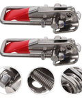 Heavy Duty Adjustable Toggle Latch Clamp With Stainless Steel Construction And PVC Handle for easy install on cabinets