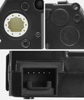Close-up of Main HVAC Air Door Actuator Replacement for Toyota Land Cruiser 2013 2017 and Lexus IS Series 2014 2017 RC200t RC300 2017 2022 Mode Control Aftermarket Easy Install Plug And Play Component showing connector and housing details.