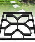 Reusable Concrete Path Mold 15.7 X 15.7 X 1.6 Inch Stepping Stone Paver for Patio and Garden